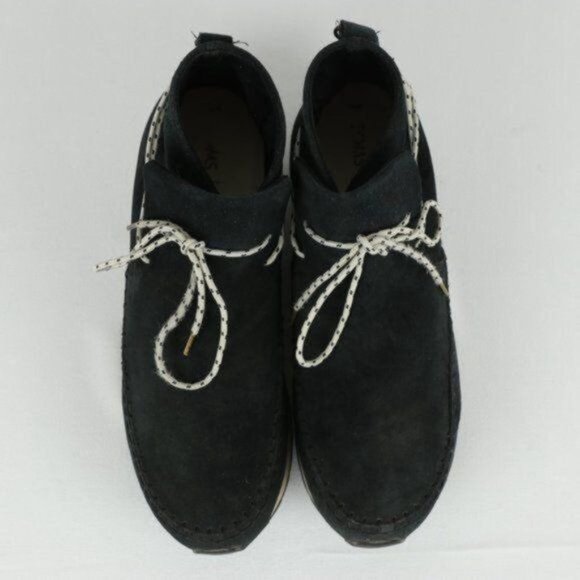 Toms Rio Women's Size 10 Blue Suede Mid Top Water Resistant Sneaker - Picture 5 of 9